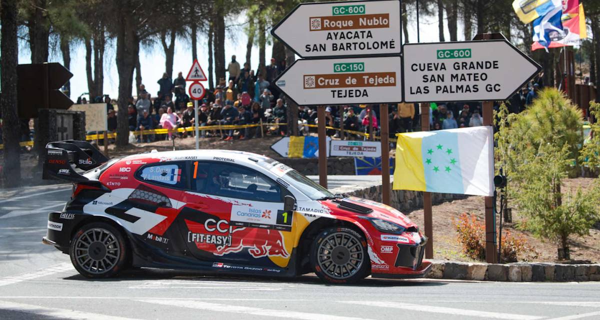 WRC: Ogier encabeza la supremacía de Toyota en la continuidad del Rally de Islas Canarias