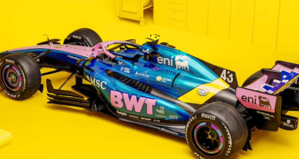 F1: ¡Volvió el amarillo! El detalle que llevará el A526 de Colapinto en el GP de Miami