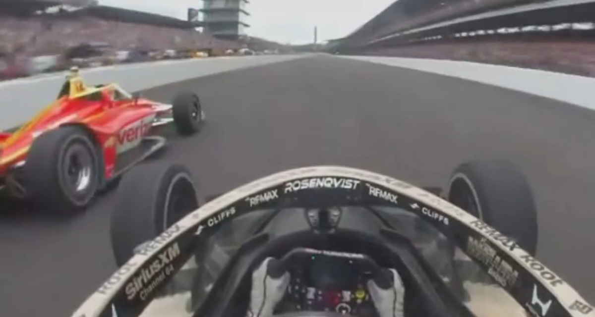 Indy500: ¡Impresionante! Así se vio la definición más ajustada de la historia desde el auto del ganador Felix Rosenqvist