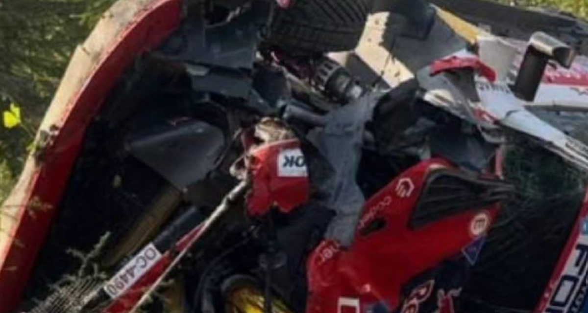 WRC: Ogier sufrió un fuerte accidente y fue trasladado al hospital
