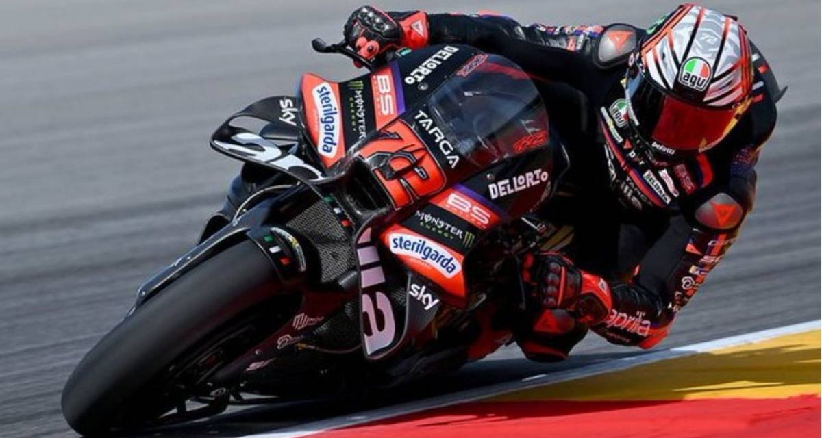MotoGP: Bezzecchi se adeuñó de la pole position con récord de vuelta en Aragón