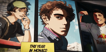 F1: Colapinto y los rookies participaron de una publicidad para el GP de Mónaco