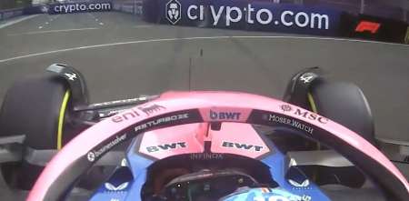 F1: el despiste de Gasly que distrajo a Colapinto en la clasificación del GP de Azerbaiyán