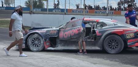 TC: el acto heroico del mecánico de Spataro para ayudar a Quijada en el incendio