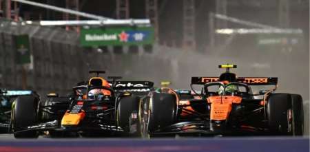 F1: “Fue muy agresivo”, el dardo del padre de Verstappen a Norris tras el GP de Las Vegas