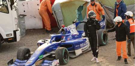 Jack Doohan chocó en la prueba para rookies de la Súper Fórmula de Japón