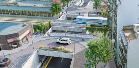 Atención conductores: iniciaron las obras de un nuevo paso a nivel en Villa Urquiza