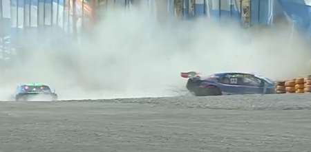 TC Pista: duro accidente entre Benjamín Ochoa y Felipe Bernasconi en la final de El Calafate