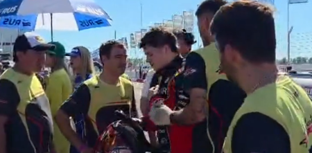 TC: así llegó Moscardini a su box tras el fuerte vuelco en Concepción del Uruguay