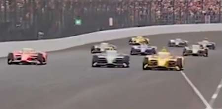 500 Millas de Indianápolis: Palou y Rossi se repartieron la punta en una largada espectacular en la IndyCar
