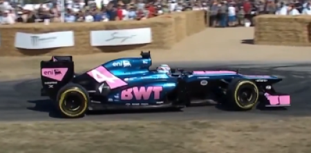 F1: ¡Histórico! Colapinto aceleró el LotusE20 e hizo vibrar el Festival de Goodwood