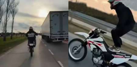 Un motociclista que realizaba maniobras de riesgo en la ruta no podrá volver a manejar hasta 2099