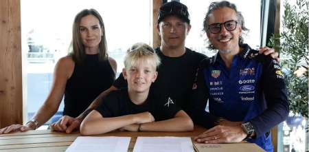 Red Bull contrató al hijo de Kimi Raikkonen como piloto junior