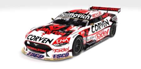 El Mustang de Werner llevará un diseño especial en San Nicolás