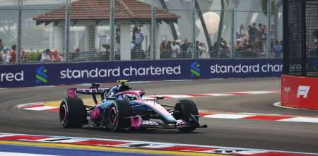 Colapinto fue P19 y Russell dominó el primer entrenamiento de la F1 en el GP de Singapur