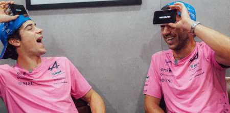"Qué hijo de p...": el divertido juego entre Colapinto y Gasly