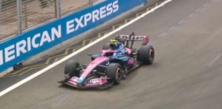 El abandono de Colapinto durante el safety car de la Sprint del GP de Singapur