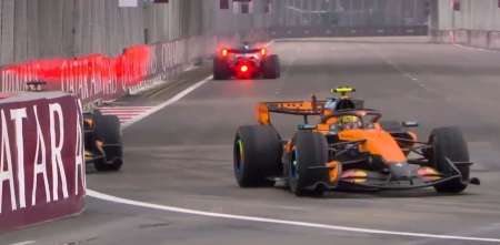 Desastre en McLaren: Norris tocó a Piastri y lo hizo abandonar en la última vuelta