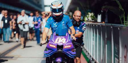 Cómo vivió Colapinto su entrada al paddock en una MotoGP: "Estuvo genial"
