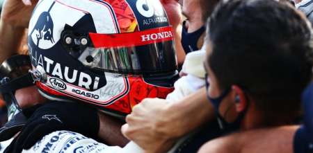 Galería: El histórico triunfo de Gasly en Italia