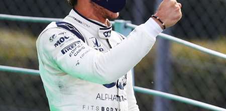 Galería: El histórico triunfo de Gasly en Italia