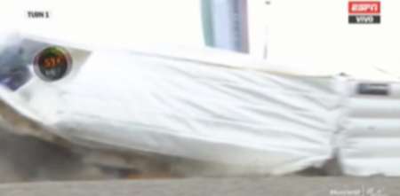 Increíble: Viñales se tiró de la moto a más de 200 km/h