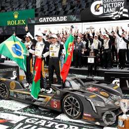 Albuquerque, Fittipaldi y Barbosa ganaron las 24 Horas de Daytona