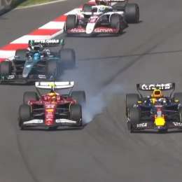 F1: ¡Dura sanción! Hamilton sufrió una penalización por el duelo con Verstappen en el GP de México