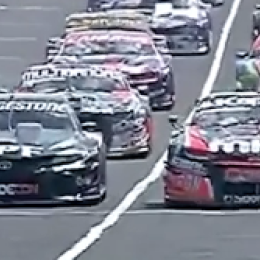 TC: Rossi intentó pero no pudo, así fue la largada con Canapino en la primera serie en Paraná