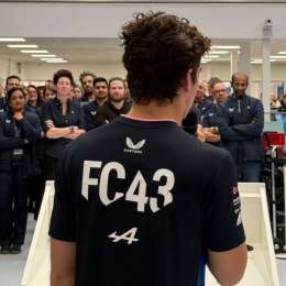 F1: ¡Gran gesto! Colapinto pasó por la fábrica de Alpine y le agradeció a los trabajadores