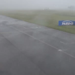 TC: un fuerte temporada de lluvia y viento obligó a detener la clasificación en La Pampa