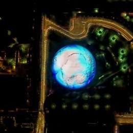 F1: la Esfera ya se prepara para el Gran Premio de Las Vegas