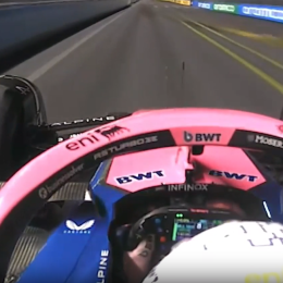 F1: Colapinto esperó a que la pista se sequé en Las Vegas y salió a buscar los límites