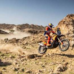 Dakar 2026: ¡El más veloz! Luciano Benavides se impuso en la Etapa 7 en Motos