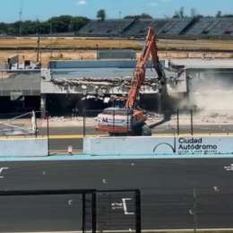 Obras en el "Gálvez": se conocieron nuevas imágenes de las remodelaciones en el autódromo