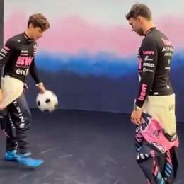 F1: ¡Teléfono, Scaloni! Colapinto y Gasly demostraron su habilidad con la pelota en los pies