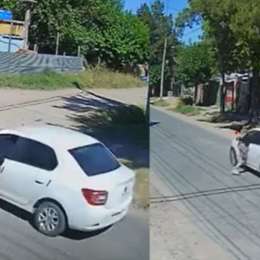 Un hombre escapó de un intento de robo y arrastró al asaltante por más de cinco cuadras