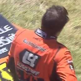 TN APAT: el gesto de dolor de Lambiris tras el fuerte golpe en la final