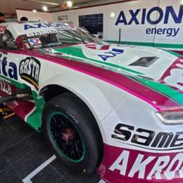 TC: ¡Ya está en la pista! El Camaro de Canapino con un diseño renovado ya acelera en El Calafate