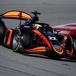 Con sensaciones positivas: Varrone completó el primer día de test de la F2 en Barcelona