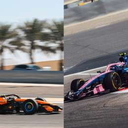 F1: Norris dominó la mañana del jueves en Bahréin, con Colapinto en el P7