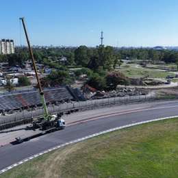 En el Callejero de Buenos Aires del TC2000, los hinchas podrán llevarse un pedazo de la tribuna 15