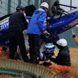 Escalofriante accidente en la Súper Fórmula Japonesa en Suzuka