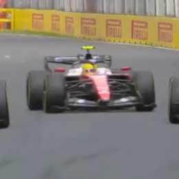 F1: el infartante duelo entre Leclerc, Russell y Hamilton en el arranque del GP de Australia