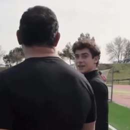 Franco Colapinto, Julián Álvarez y Agustín Creevy: encuentro entre tres figuras del deporte argentino