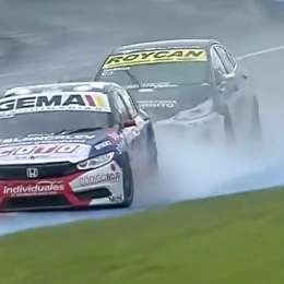 TN APAT: ¡A fondo! Chapur se animó a todo con una maniobra espectacular en pista mojada en Rosario