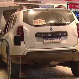 VIDEO: Accidente en Floresta: una camioneta chocó con una moto y terminó incrustada en una concesionaria