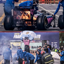 F1: "Icónico": las repercusiones del Road Show de Colapinto en el resto del mundo