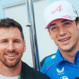 F1: "Teníamos ganas de saludar a Franco", Messi, sobre su encuentro con Colapinto en el GP de Miami