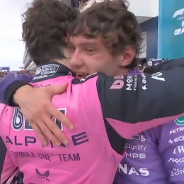 F1: el tierno abrazo de Colapinto con Kimi Antonelli tras el GP de Miami